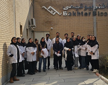 بازدید دانشجویان دانشکده دامپزشکی از کارخانه داروسازی باختر بیوشیمی